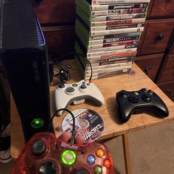 Xbox 360 120gb 23 Games $185