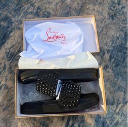 Red bottom Slides size 10 -11brand new