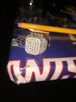 Men diamond ring 100% real 3ct