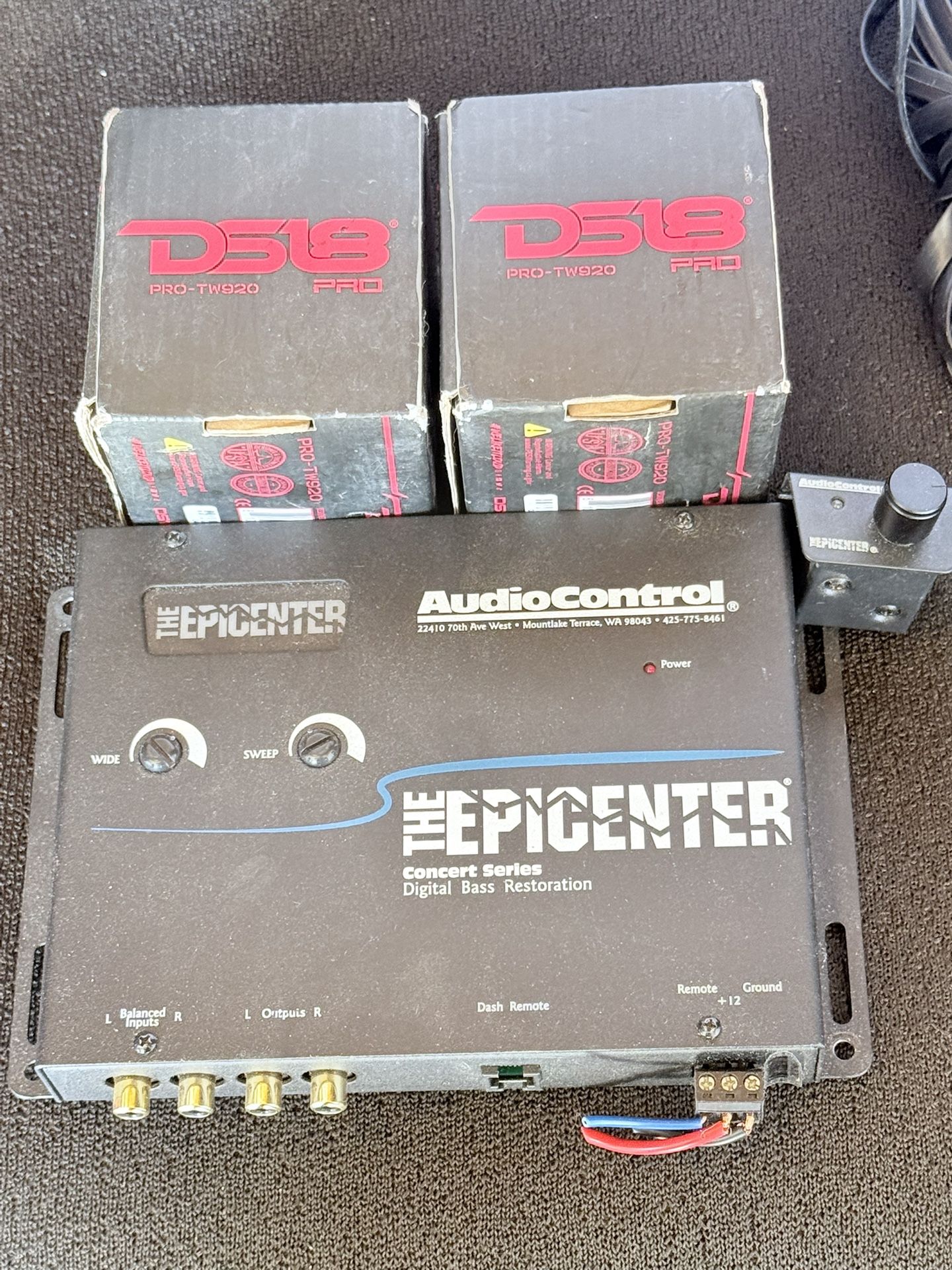 THE EPICENTER & DS18 2.7 SUPER BULET TWEETER