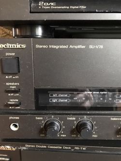 Technics stereo integrated amplifier suv78