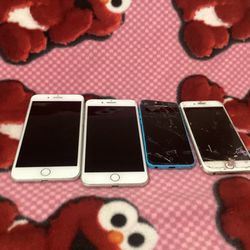 iPhone Lot Of 13 And 1 iPod For Parts Not Working 