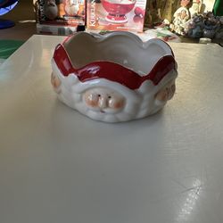 Santa Candle Holder 