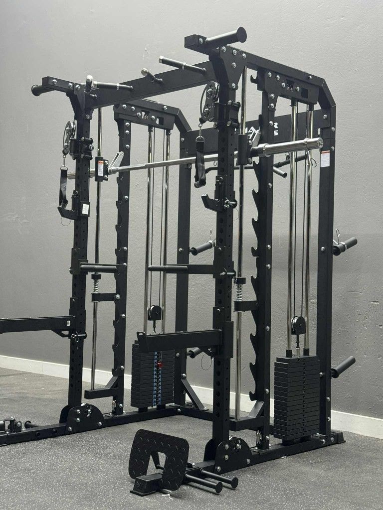 SQUAT RACK SMITH MACHINE POWER RACK+ WEIGHTS + DELIVERY