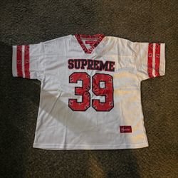 Supreme Bandana Football Jersey White