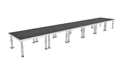 ProX XSU-24X4PKG Stage One 24 FT x 4 FT Portable Stage Pkg 24' 4'