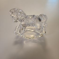 Glass Rocking Horse