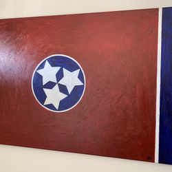 Tennessee State Flag Painting 