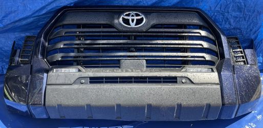 TOYOTA TUNDRA SR5 FRONT BUMPER COVER ASSEMBLY BLUE (8X8) 2022-2026