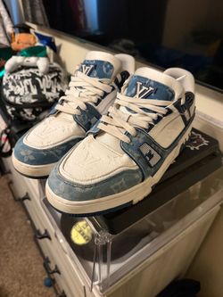 Louis Vuitton LV Trainer Denim Sneakers