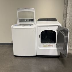 5.0 Cu Ft LG Washer and 7.8 Cu Ft Samsung Electric Dryer Delivery Available 