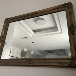 Vintage Gold Mirror DOES NOT HANG 