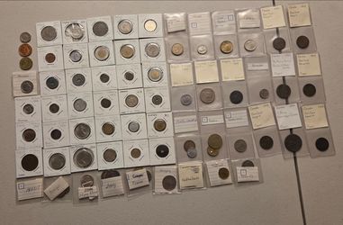 Foreign coin collection assorted