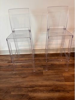 Acrylic bar stools