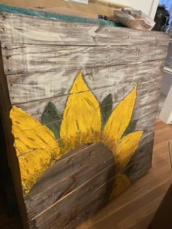 Hand Paint Sunflower