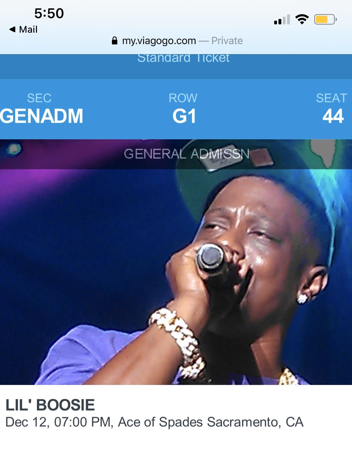 Lil Boosie tickets For sale