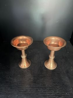 Copper Candle Holders