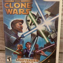 Star Wars The Clone Wars Wii Game VGC 