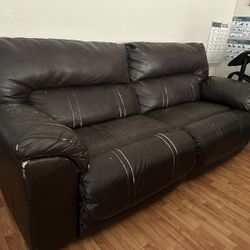 FREE Dark Brown Couch Recliner