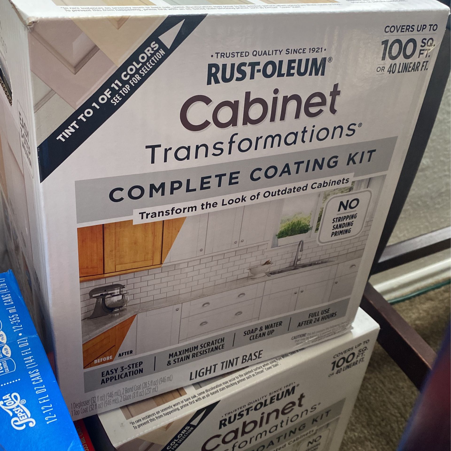 Rustoleum Cabinet Transformation Kit Light Brand New In The Box I Have 2 Boxes (25 Each Or Both For 50  Normally 74 Each 