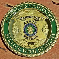 Washington State Patrol Law Enforcement Coin