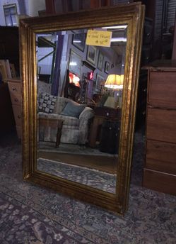30x42 Gold Framed Mirror