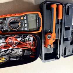 Klein Tools MM 600 Multi Meter And Wire Pulled 