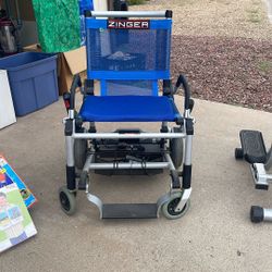 Zinger Electric Wheel Chair 