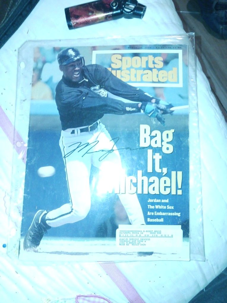 Signed By Michael Jordan Sports Illustrated