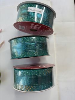 Brand new gorgeous turquoise ribbons