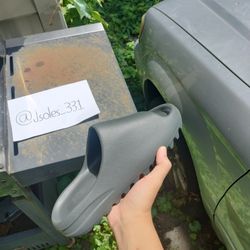 Dark Onyx Yeezy Slides