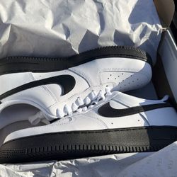 White n Black Air Force 1’s 