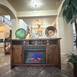 Beautiful Aspen Home Fireplace /tv Stand With 5 Colors Of Flames 63” 