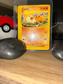 Cubone Pokémon Card 103/165 in Case