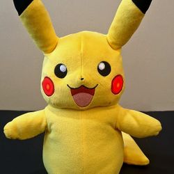 POKÉMON PIKACHU ELECTRIC CHARGE TALKING 13" PLUSH - LIGHTS UP & SOUND 