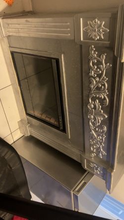 Silver Fire Place