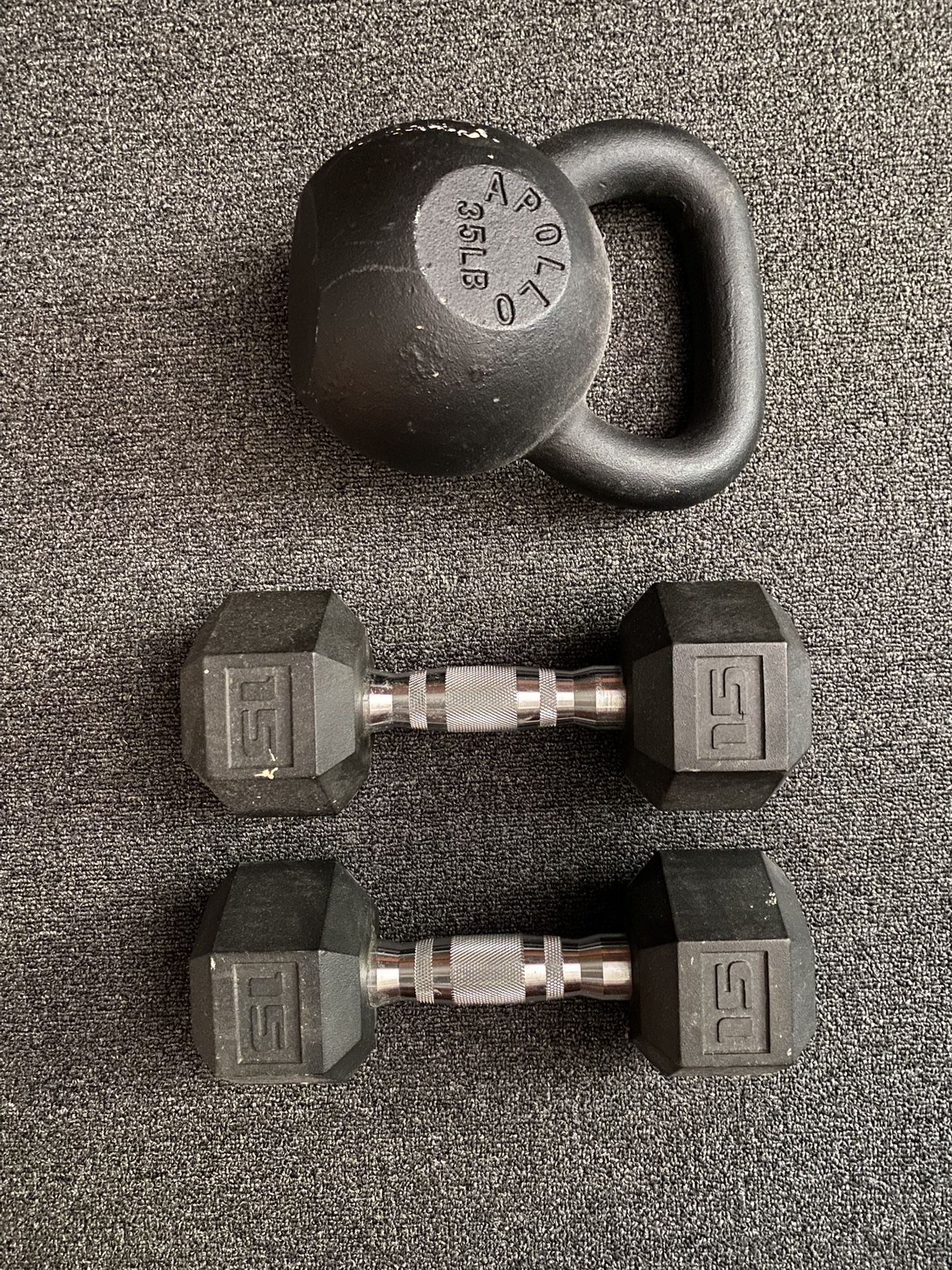 Kettlebell And Dumbbells