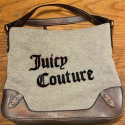 Juicy Couture Rare Rainbow Gray Very Large Size Purse Excellent Condition