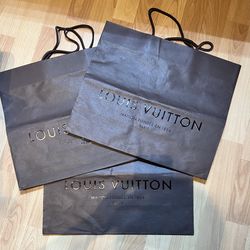 Authentic Louis Vuitton Brown Shopping Bag