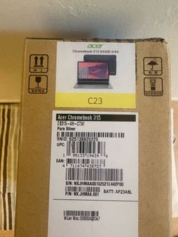 Acer Chromebook Laptop 315 - Pure Silver Color