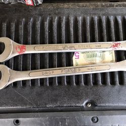 2 Gigantic Combination Wrenches 1 3/4” 1 5/8” $15 .”” 