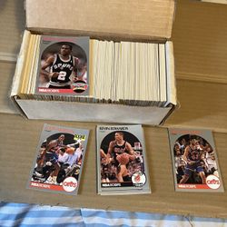 box of mint hoops basketball cards 