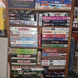 A Big Variety Of New/Used Monopoly Board Games And Some Other Board Games Also (Price Is $20 Each)