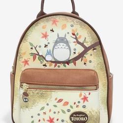 My Neighbor Totoro Fall leaves mini backpack Loungefly
