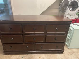 Dark brown dresser
