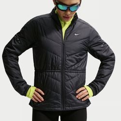 $145 NIKE Swift Therma Fit Running Jacket in Black Size XS