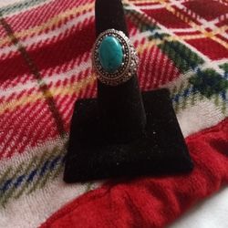Single Stone Turquoise Ring 
