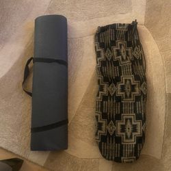 Designer Yoga Mat + Carrying Bag 