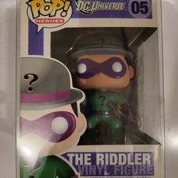 Funko Pop #05 The Riddler - Rare, Vaulted, and Never Opened