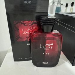 Hawas Fire by Rasasi for Men - 3.38 oz EDP Spray 100 ML 